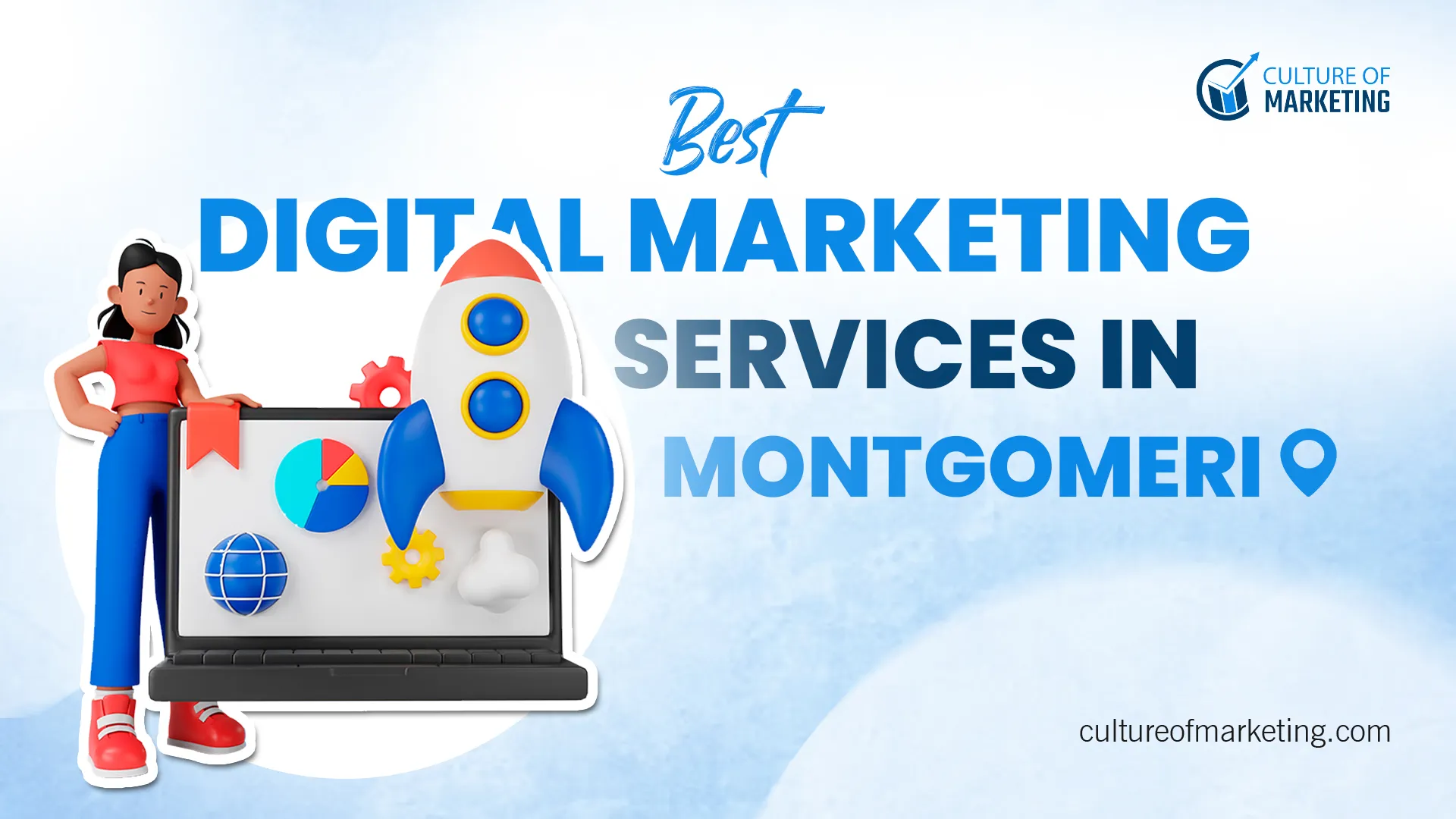 Banner showing best digital marketing services available in Montgomeri